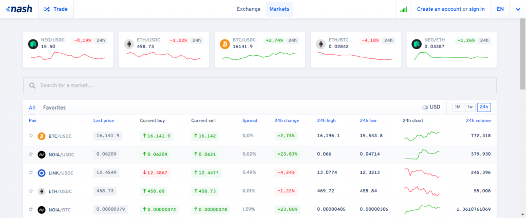 nash crypto exchange